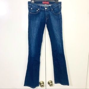 Levi’s bootcut super low stretch jeans